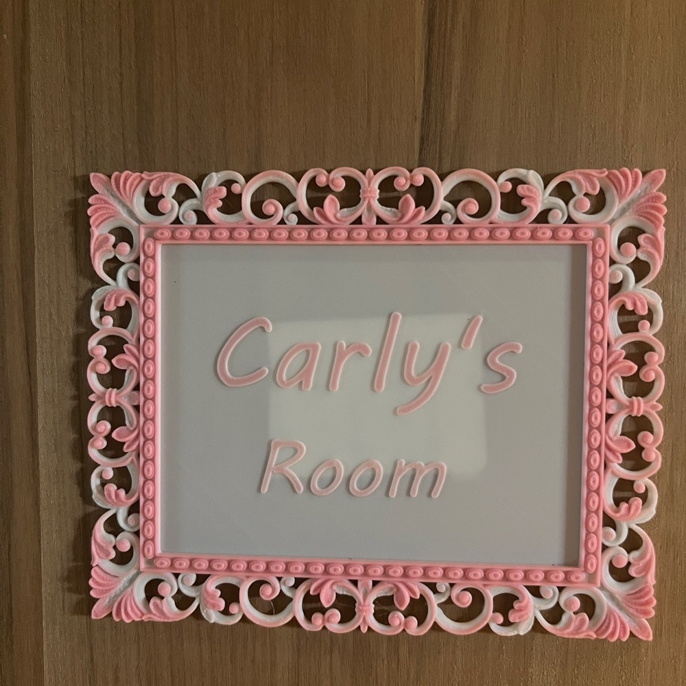 personalize name of your office or bedroom.